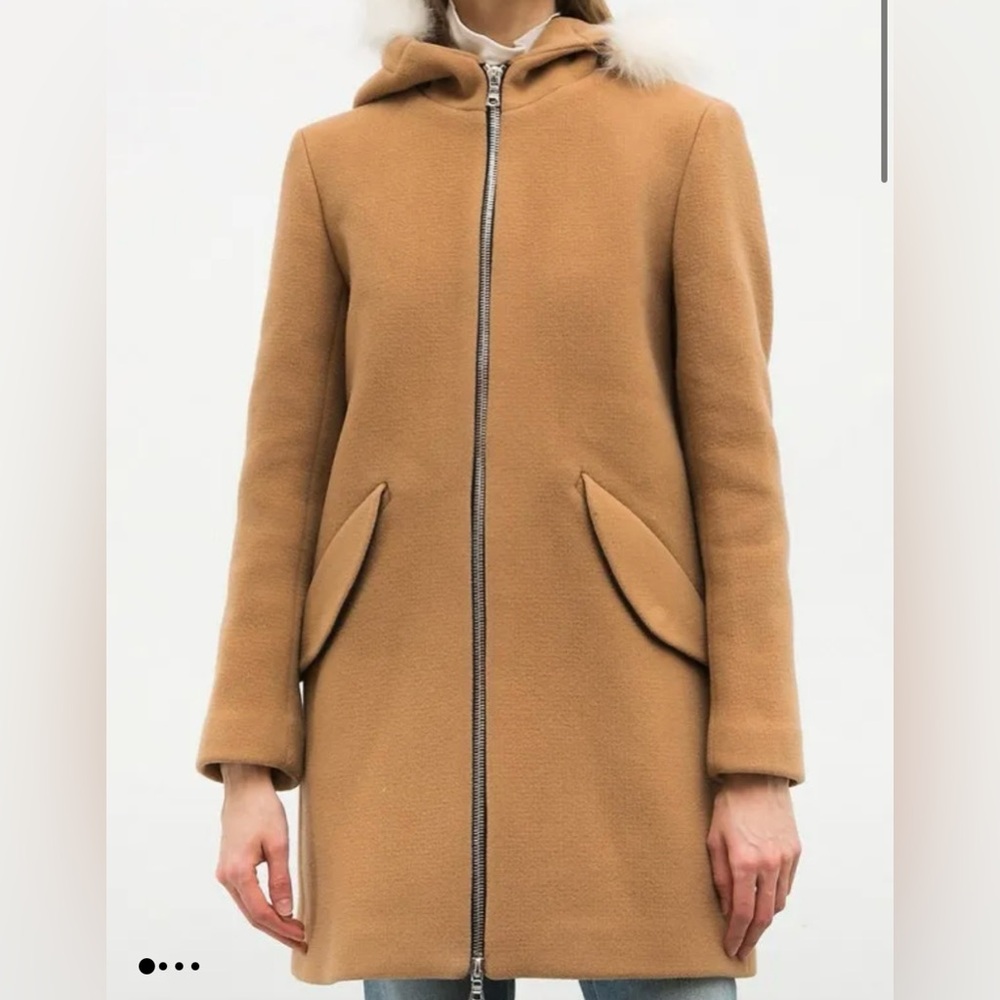 Sandro Coat with Fur